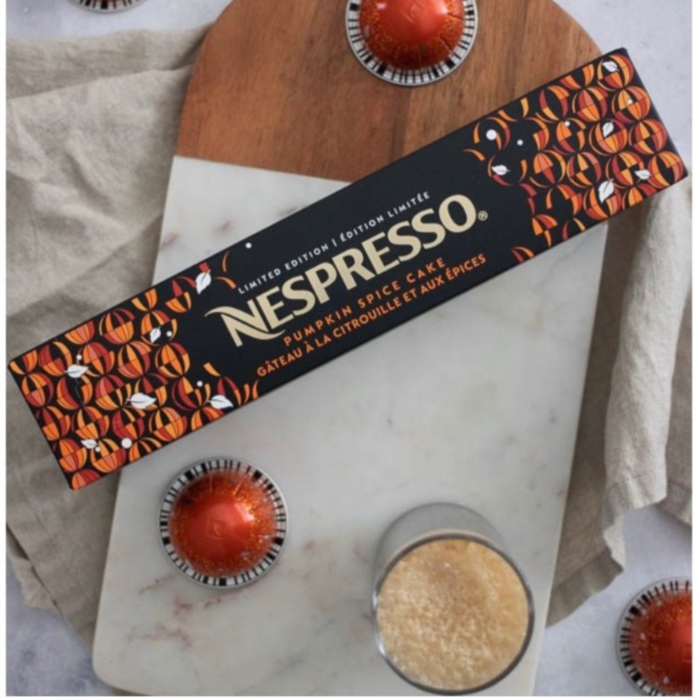 Nespresso pumpkin spice cake